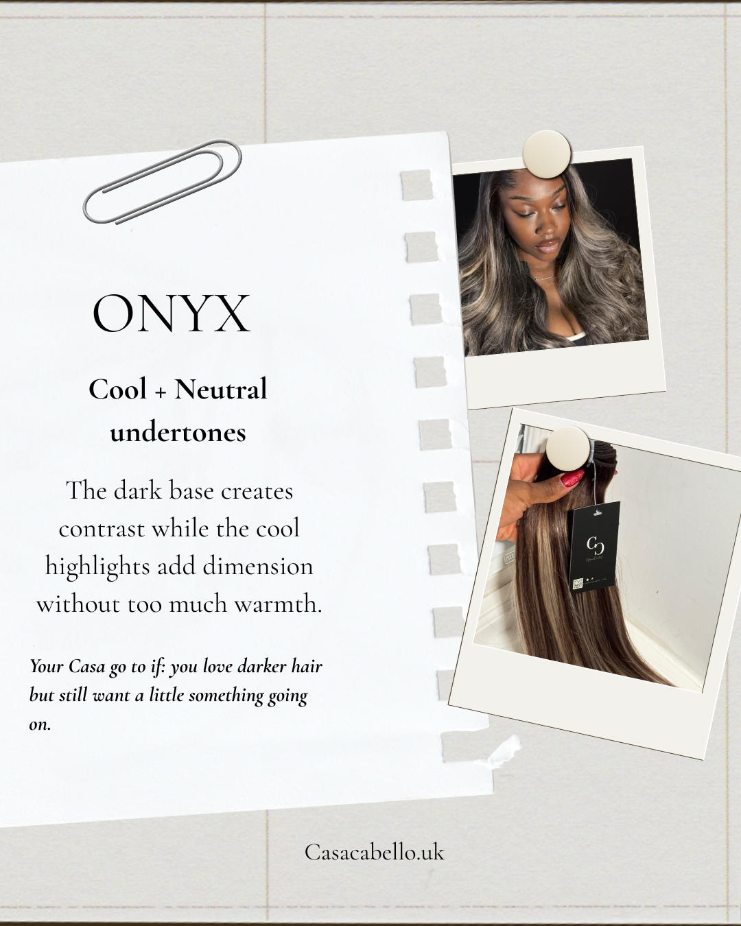 ONYX - Cool Highlighted Brunette
